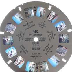 Vintage 1950s St. Augustine, FL Viewmaster #160 Stereoscopic Reel
