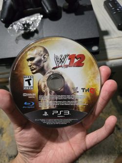 WWE'12 (Sony PlayStation 3, 2011) Disk Only Tested Working