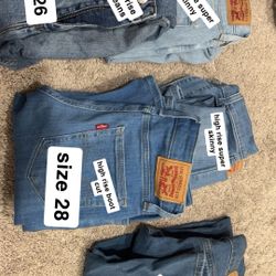 LEVI AND ZARA JEANS