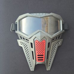 Adventure force dart mask black, Grey, and red