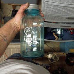 Ball Perfect Mason Liter Blue Jar