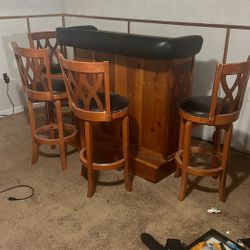 Bar and Barstools 