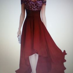 High Low  Chiffon Formal Evening Dress "Once"