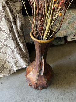 Beautiful Vase With Flowers 3ft Tall