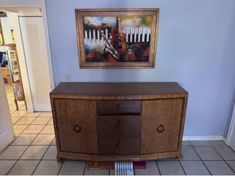 Dresser and painting