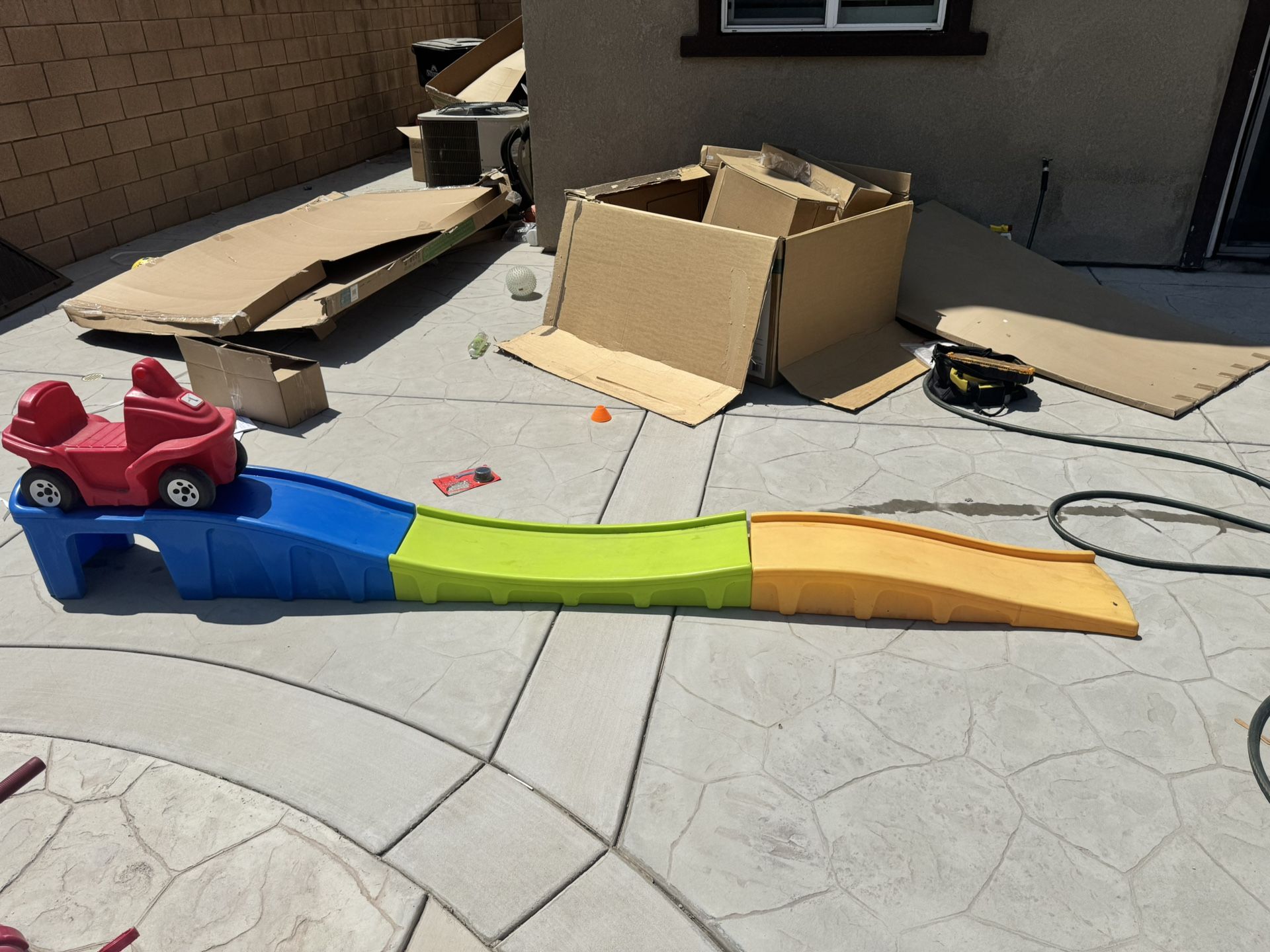 Car And Ramp Toy(missing Handle Bar)