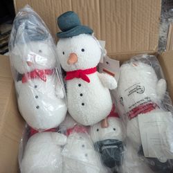Cute Little Plush Snowman