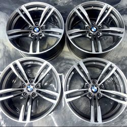 BMW 437M Wheels – Ferric Grey – OEM F8X – Excellent Condition
