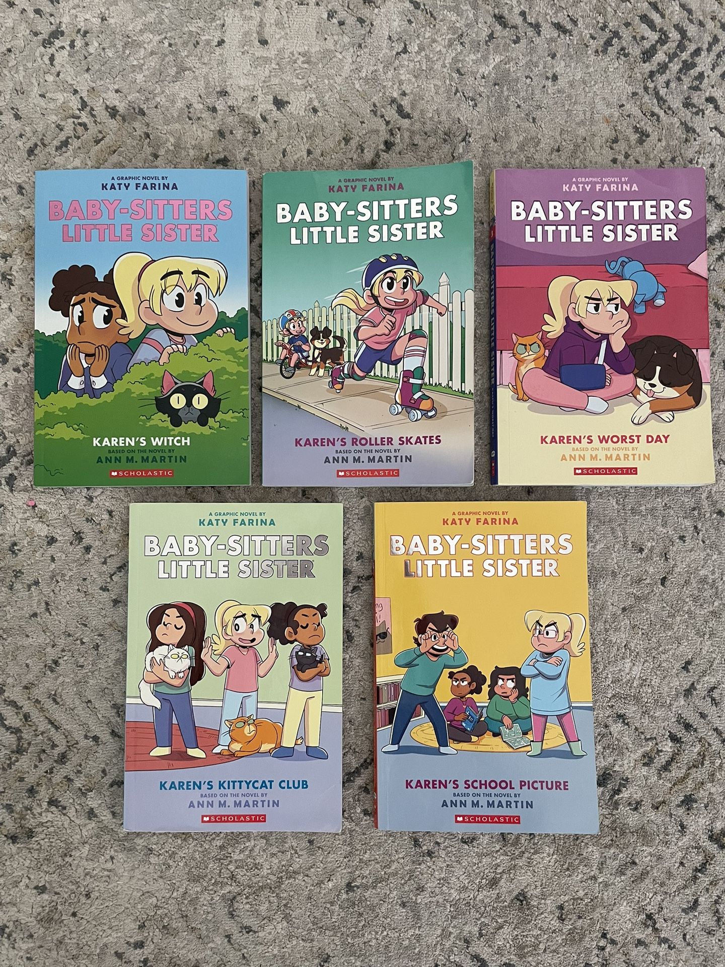 Baby-Sitters Little Sister Graphic Novel Set (Books 1–5) by Scholastic | Used