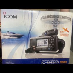 ICOM M424G Fixed-Mount VHF Radio with GPS Receiver