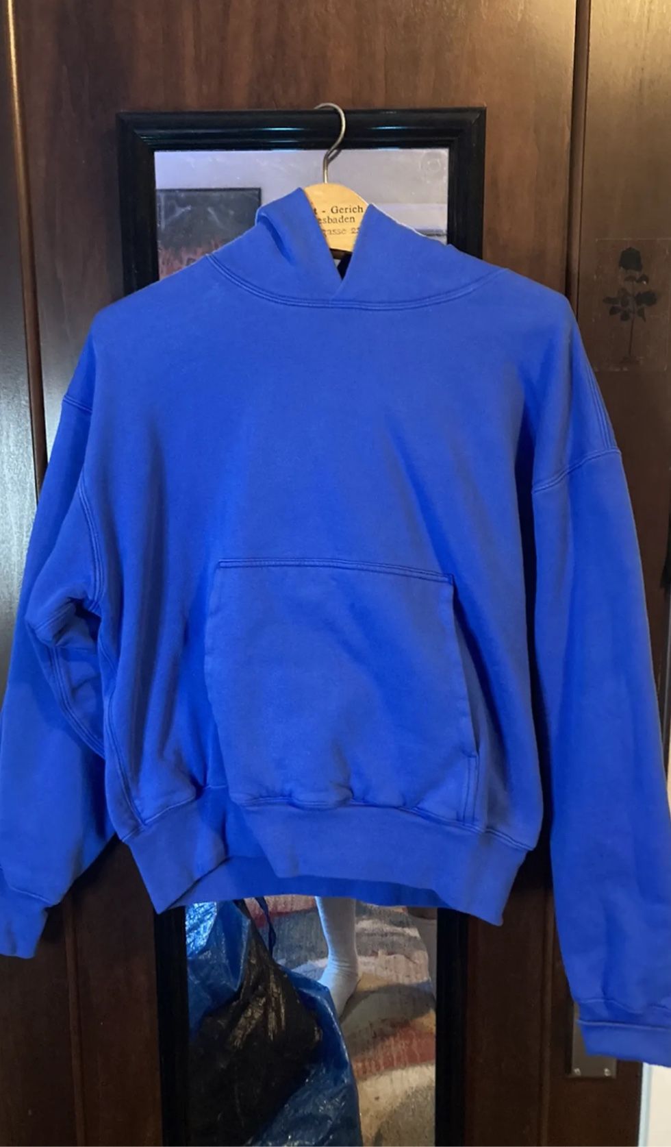 Yeezy gap hoodie blue