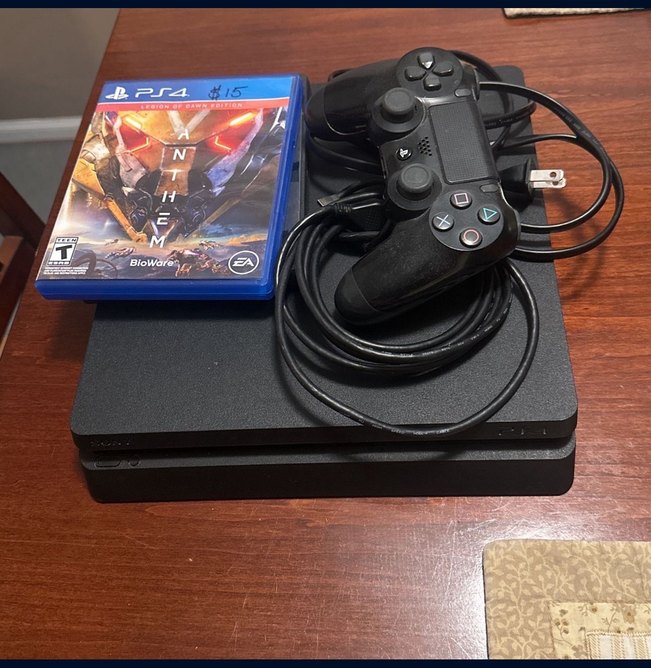 PS4 Black Console with 1 Controllers 800 GB