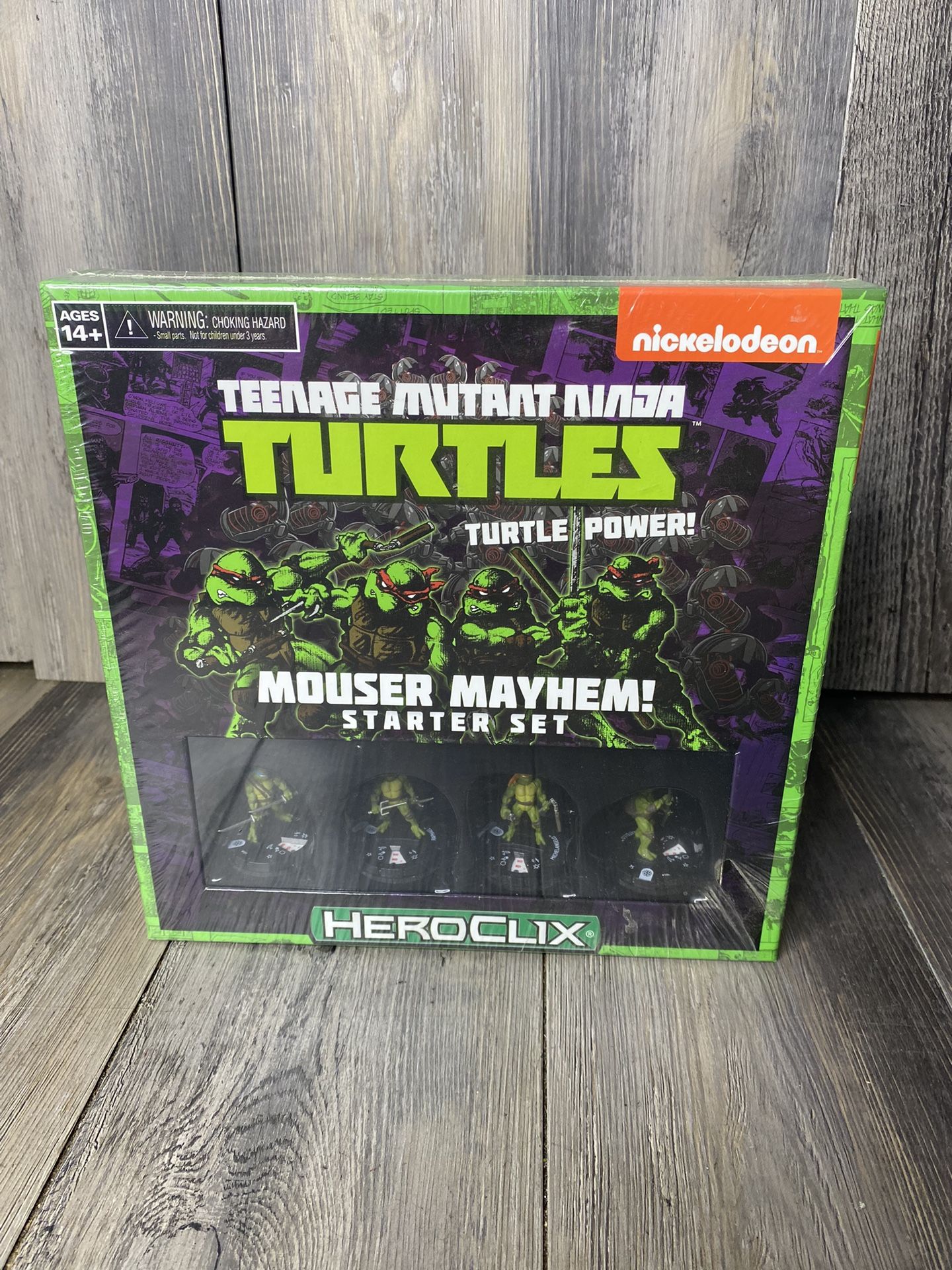 WizKids TMNT Heroclix Mouser Mayhem! Starter Set Teenage Mutant Ninja Turtles