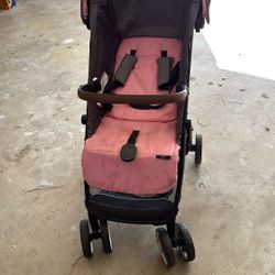 One Button Foldable Baby Stroller Up To 40lb