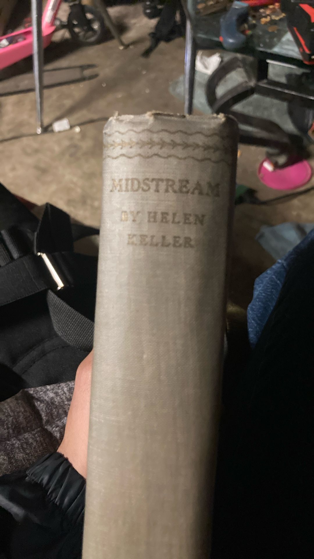 Signed Helen Keller book my later life