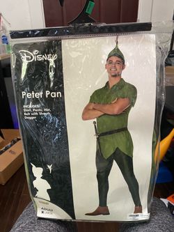 Disney Peter Pan Halloween Costume – Adult Large – Worn Once