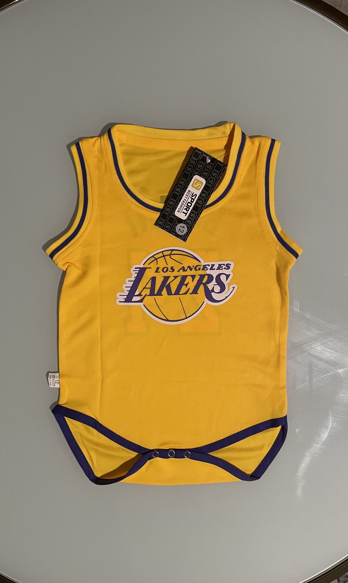 Los Angeles Lakers Kobe Bryant Baby Onesie Jersey 