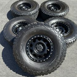 (5) Method MR311 VEX 17” Wheels and 37” BFGoodrich K02 All-Terrain Tires Jeep Wrangler Gladiator 