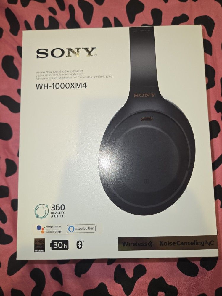SONY WH-1000XM4 HEADPHONES BLACK