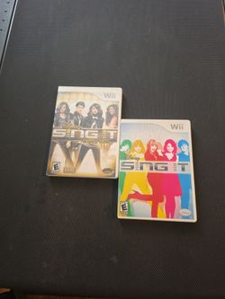 Disney Sing it Lot of 2 Games  Sing it and Pop Hits CIB Video Game Lot
