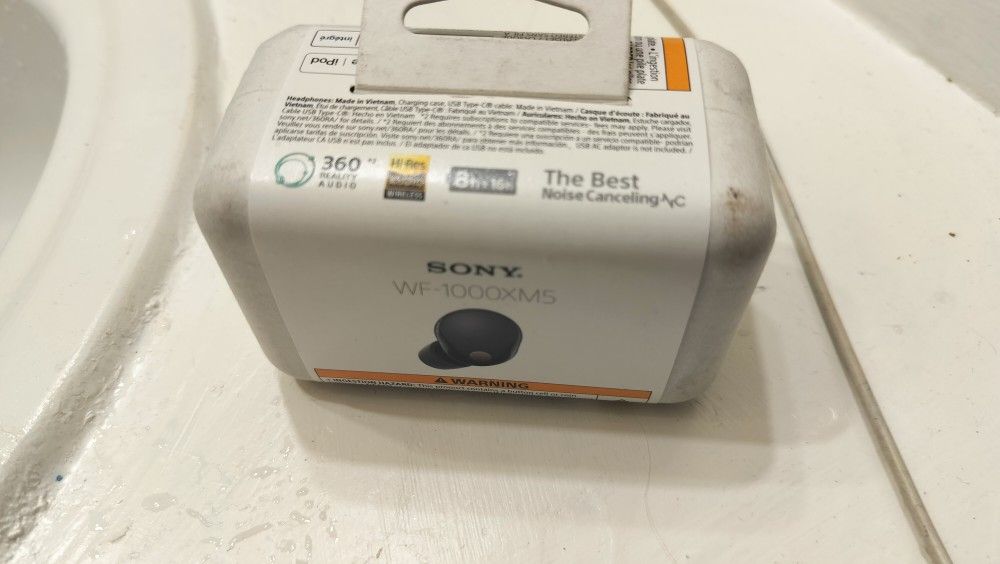 New Sony WF-1000XM5 Wireless Bluetooth Noise Canceling Headphones - Black SEALED