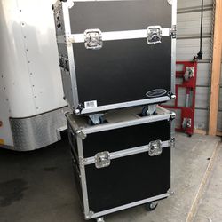 DJ or Concert Lighting Flight And Utility Cases