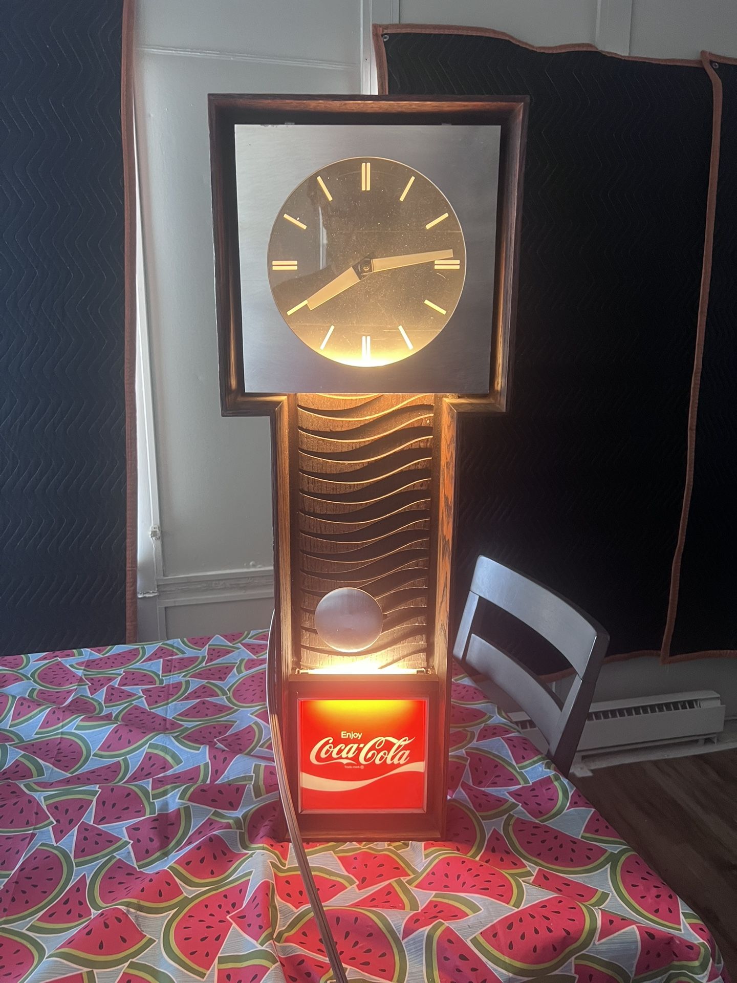 Vintage 1970’s Coca-Cola Lighted Wall Clock