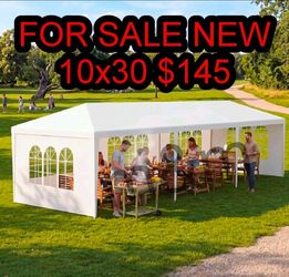 10'x30' Party Tent, Outdoor Wedding Canopy Tent with  Removable Sidewalls, Waterproof Heavy Duty Gazebo Shelter for Parties BBQ Events Garden Backyard