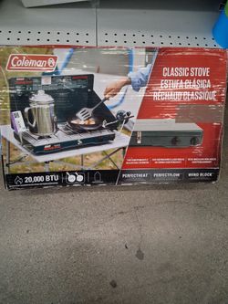 Coleman dual burner camping stove