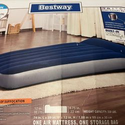 $30 ! Twin Brand New With Pillow + Built In Air 