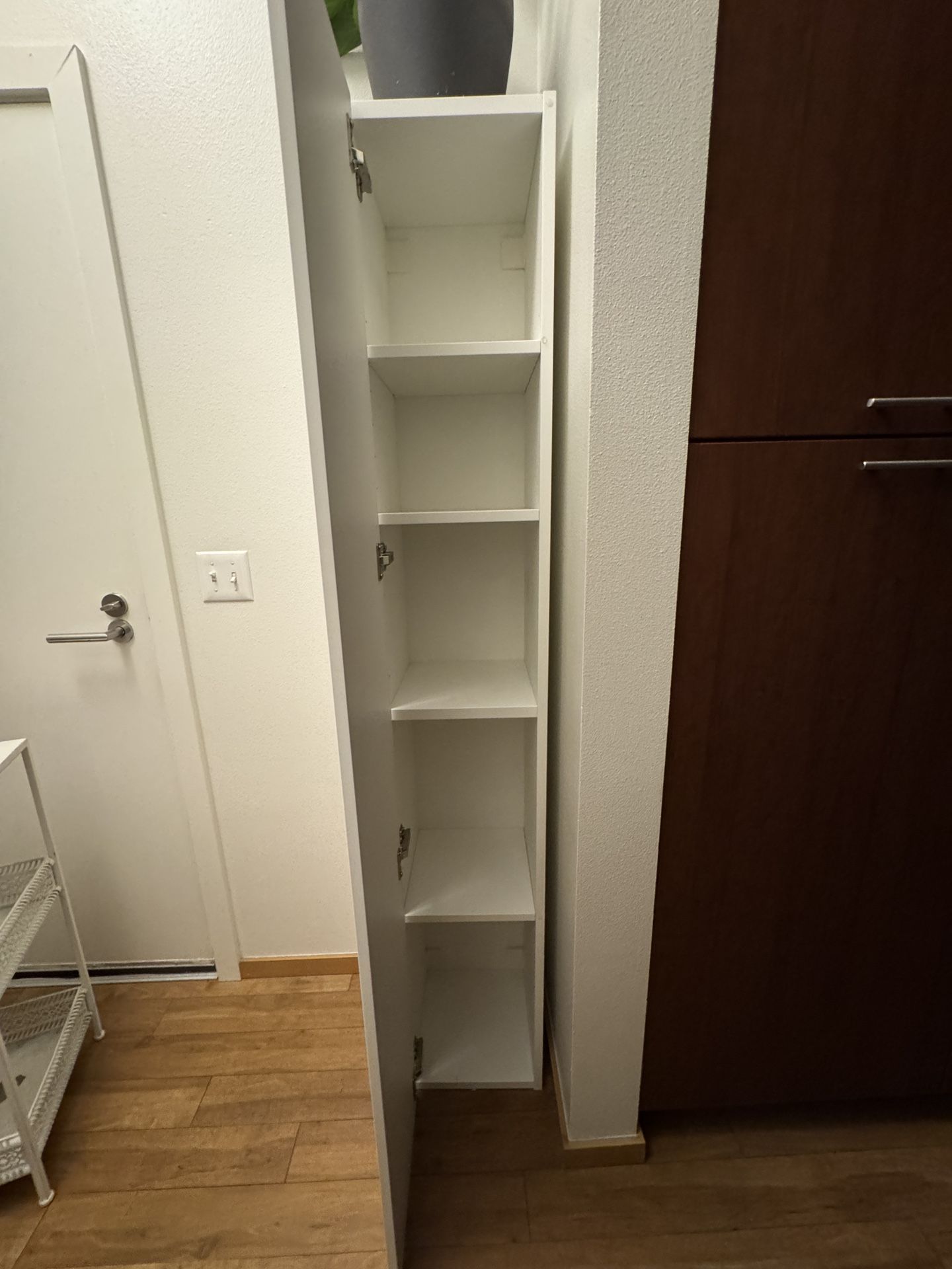 Tall Skinny Book Shelf Cabinet