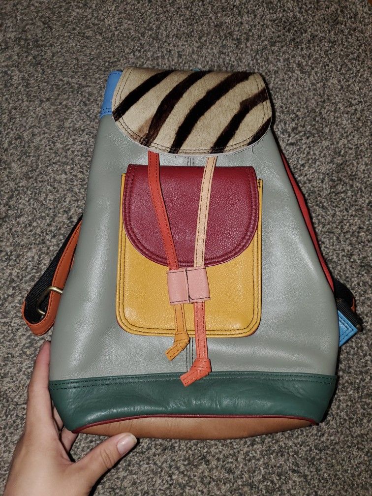 Soruka Leather Backpack Purse