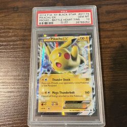 Pikachu Ex Black Star Promo Psa 10