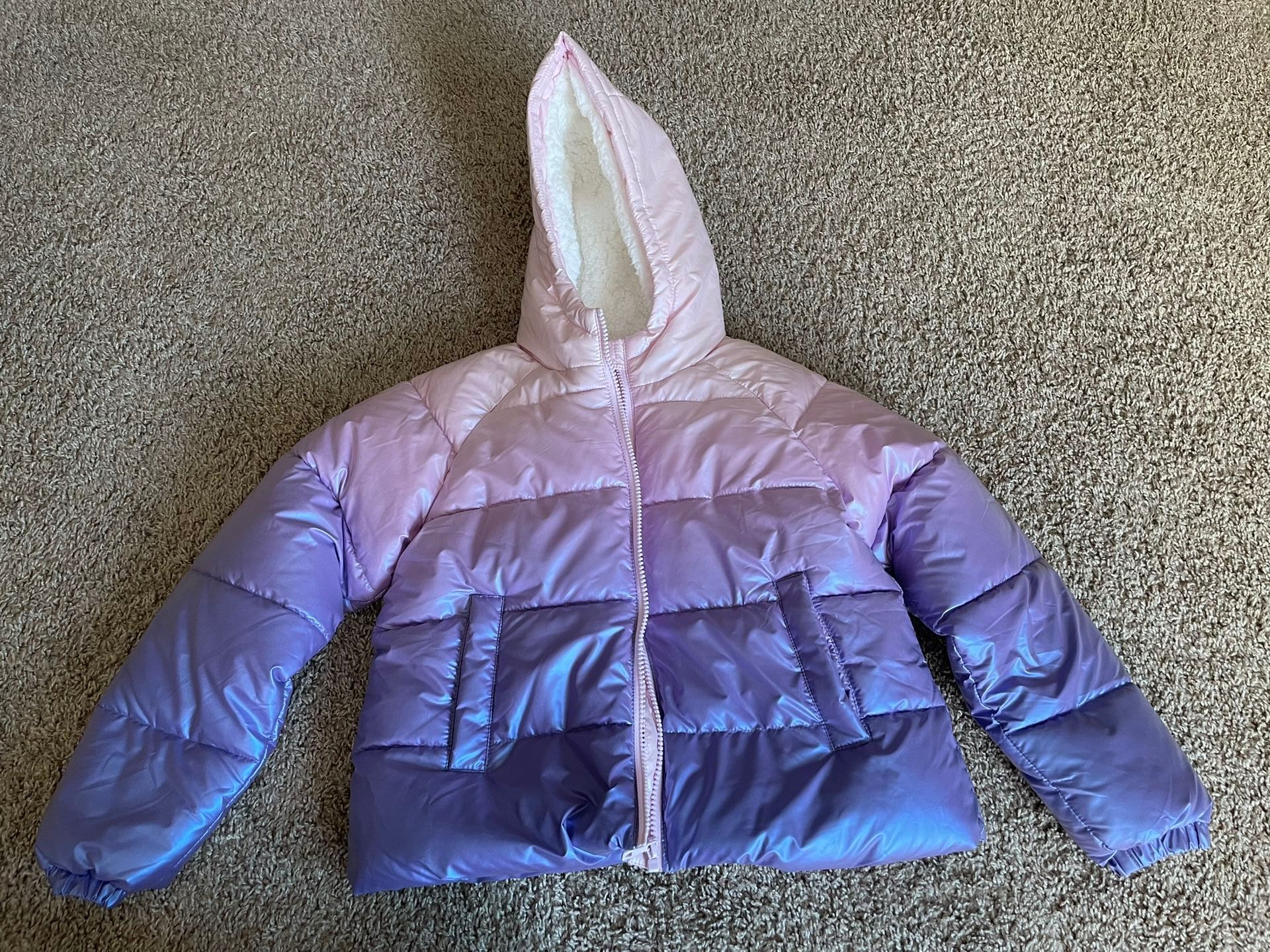 Rokka&Rolla Heavyweight Puffer Sherpa Lined Jacket