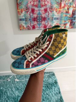 Gucci Multi Color Sneakers Size 12
