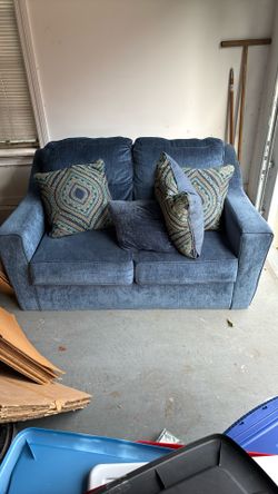 Blue couch