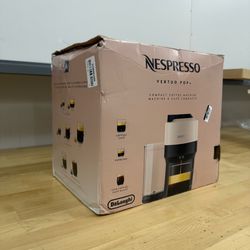 Nespresso Vertuo Pop+ Coffee Espresso Machine Beige by De'Longhi