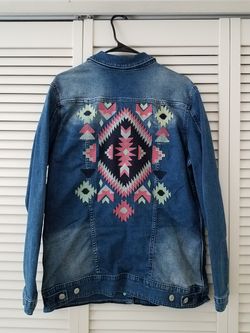 Lularoe jeans jacket jaxson