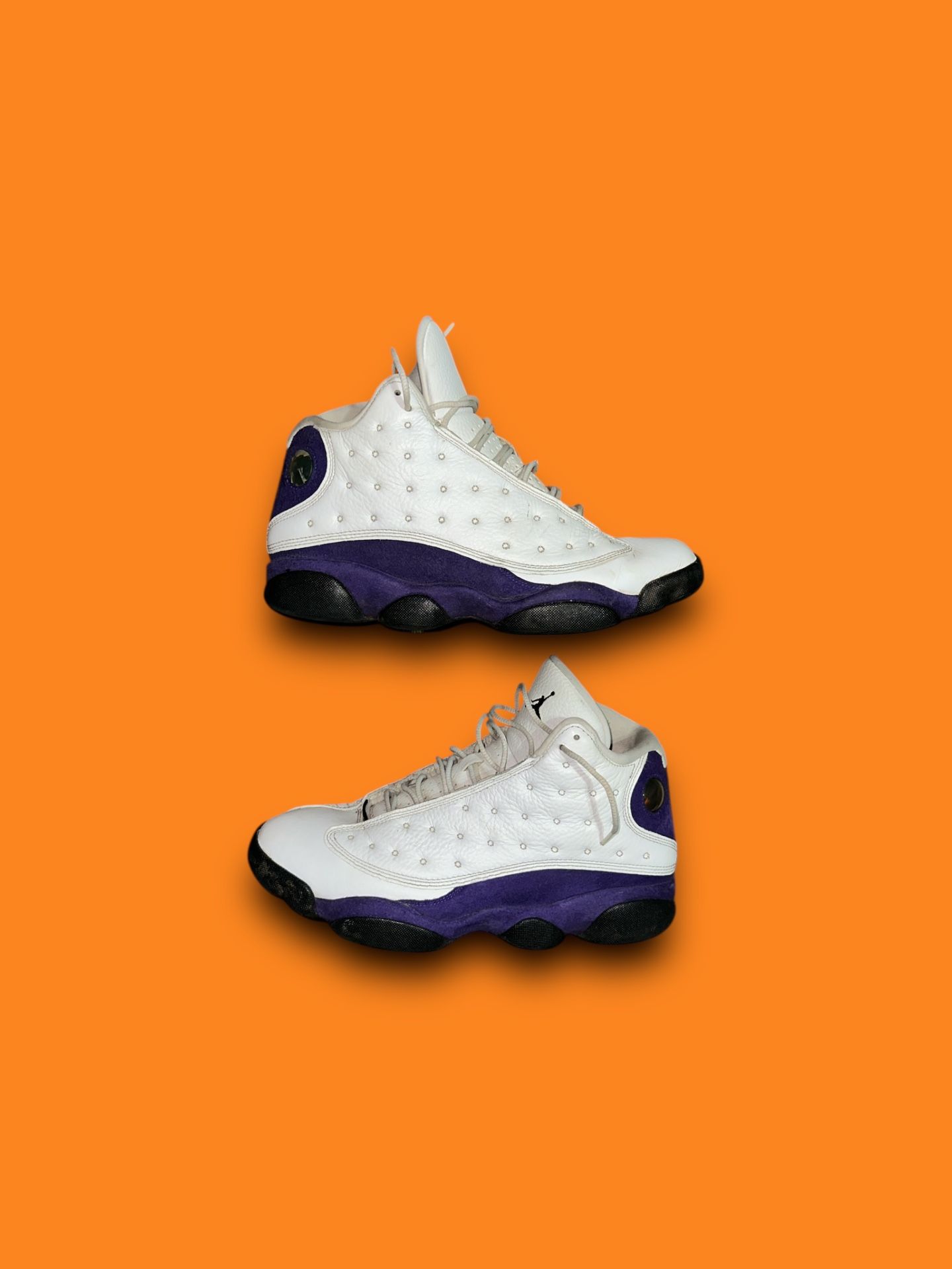 Nike Air Jordan Retro 13 XIII Lakers Purple Yellow Size 10.5 414571-105
