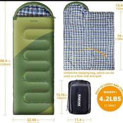 Kanyak Camping Sleeping Bag 31"x86"