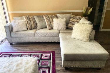 Velvet couch