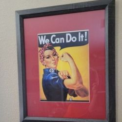 Rosie the Riveter Framed Picture
