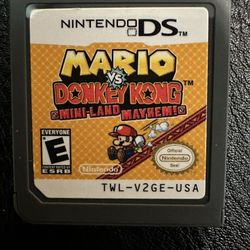 Mario vs. Donkey Kong Mini Land Mayhem (Nintendo DS) Cartridge Only Tested Works