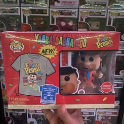 Fruity Pebbles Funko Pop & Tee Bundle GameStop Exclusive 