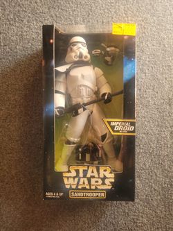 Star Wars Sandtrooper Action Figure with Imperial Droid