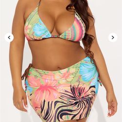 1x 3 Piece Bikini 
