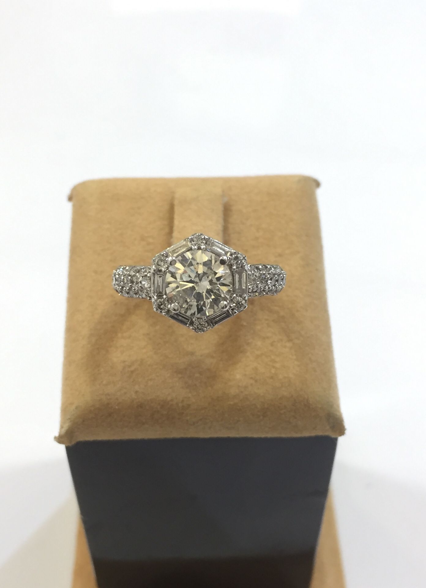 Diamond ring 1.25 ct Soliter