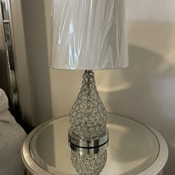 Small Crystal Like Table Lamp