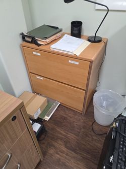 Wood Filing Cabinet