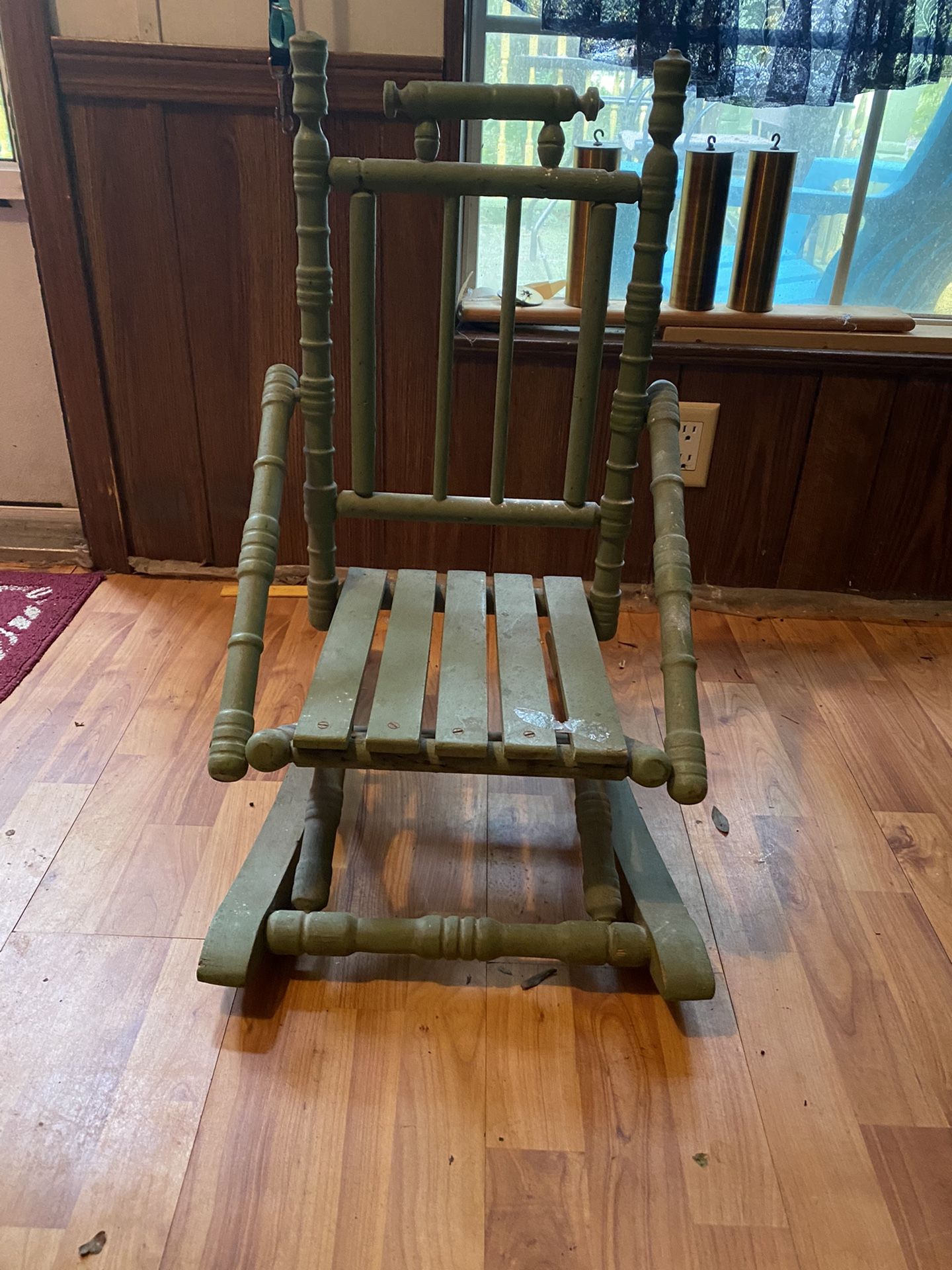 Vintage Small Old Rocking Chair 